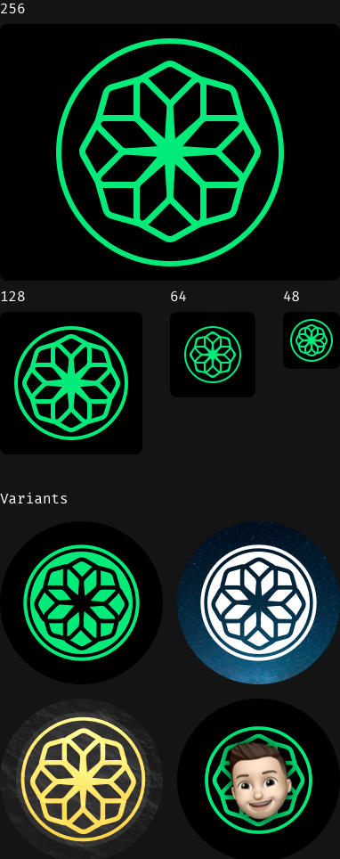 New logo sizes and variants